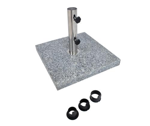 Aurinkovarjo 45x45cm/30kg, graniitti