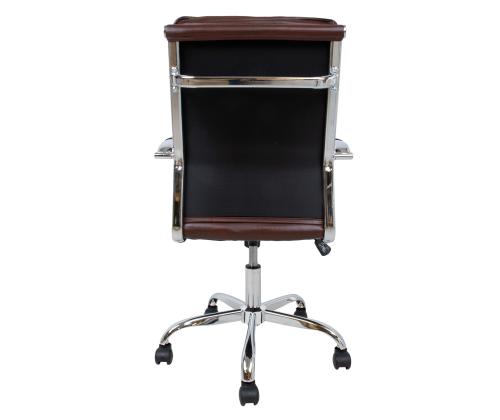 Tietokonetuoli/työtuoli ULTRA 54,5x63xH94-104cm, ruskea keinonahka