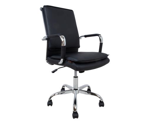 Tietokonetuoli/työtuoli ULTRA 54,5x63xH94-104cm, musta keinonahka