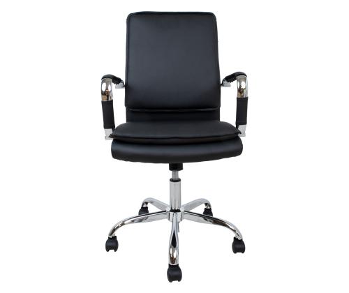 Tietokonetuoli/työtuoli ULTRA 54,5x63xH94-104cm, musta keinonahka