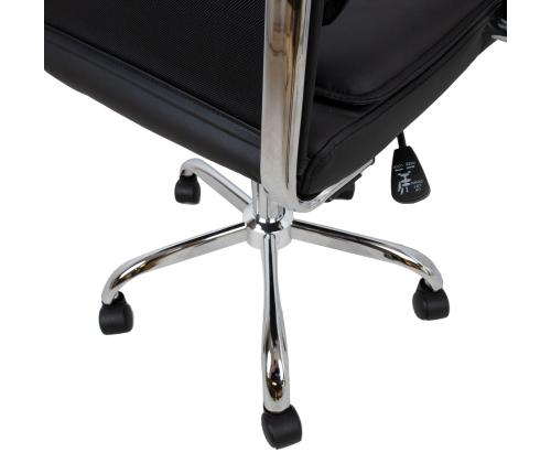 Tietokonetuoli/työtuoli ULTRA 54,5x63xH94-104cm, musta keinonahka