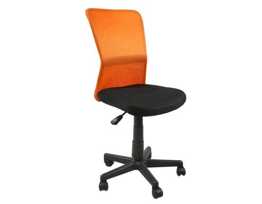 Työtuoli BELICE 41x42xH83-93cm, musta/oranssi