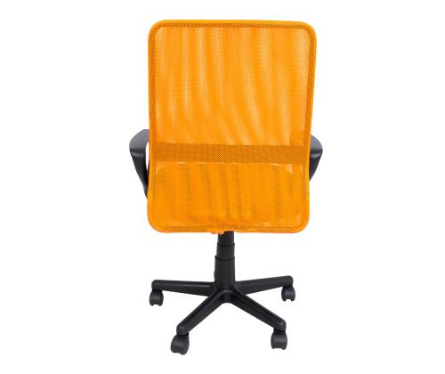 Tietokonetuoli/työtuoli BELINDA, 59x56xH86,5-98,5cm, musta/oranssi, polyesterikangas, muovi