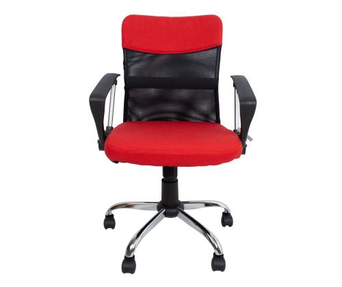 Tietokonetuoli/työtuoli DARIUS, 57x57xH93-103cm, punainen/musta, polyesterikangas, metalli