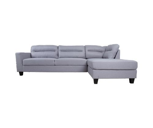 Kulmasohva HELSINKI PN 268x83/158xH88cm, vaaleanharmaa väri