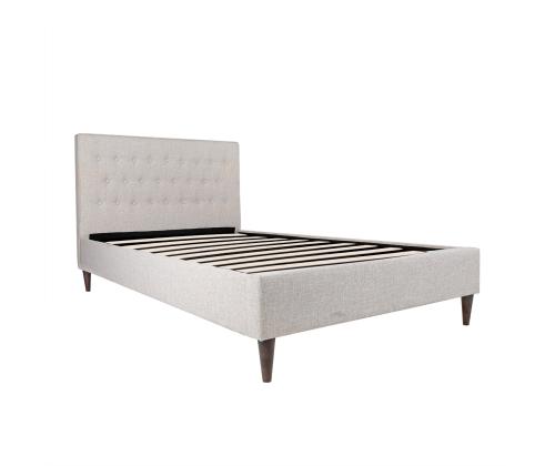 Sänky EMILIA 140x200cm, ilman patjaa, beige