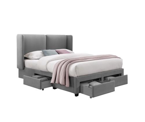 Sänky SUGI 160x200cm, harmaa