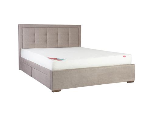 Sänky DUKE 160x200cm, ilman patjaa, beige˛