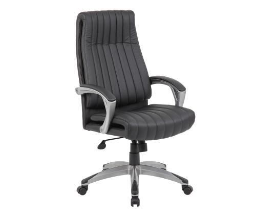 Tietokonetuoli/työtuoli ELEGANT, 62,5x76,5xH112-119,5cm, musta, keinonahka, muovi