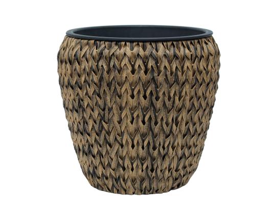 Kukkaruukku WICKER 36x36xH36cm, ruskea