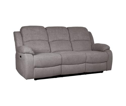 Sohva FELICIA 3-istuttava sähkökäyttöinen lepotuoli 208x96xH100cm, harmaa