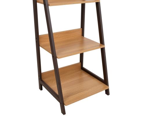 Hylly STEP 52x48xH146,5cm, tammi, melamiinilevy, teräs