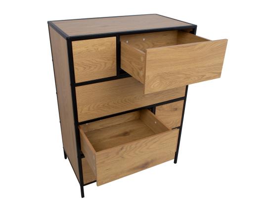 Lipasto HEDVIG 70x40xH95cm, saari/musta