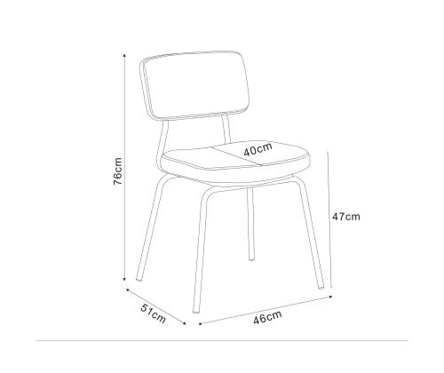 Työkalu KEIU 46x51xH76cm, vanaroosa sametti