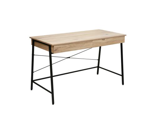 Työpöytä HANNES 120x60xK76cm, maalaismainen melamiini