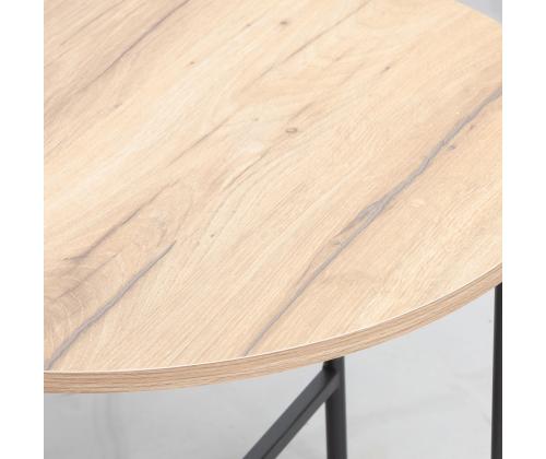 Sohvapöytä HANNES 60x60xK48cm, maalaismainen melamiinipintainen