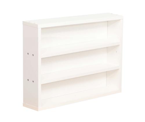 Hylly LESTER 48x10xH36cm, valkoinen melamiini