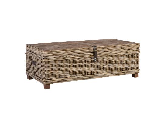 Kirst-diivanilaud EGROS 120x60xH39cm, luonnollinen pyörivä