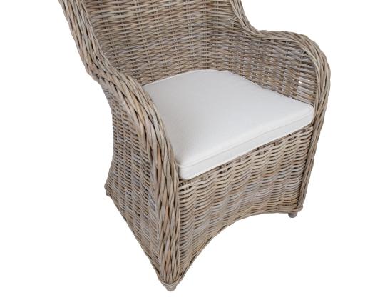 Tugitool KATALINA 62x62xH83cm, luonnollinen pyörivä
