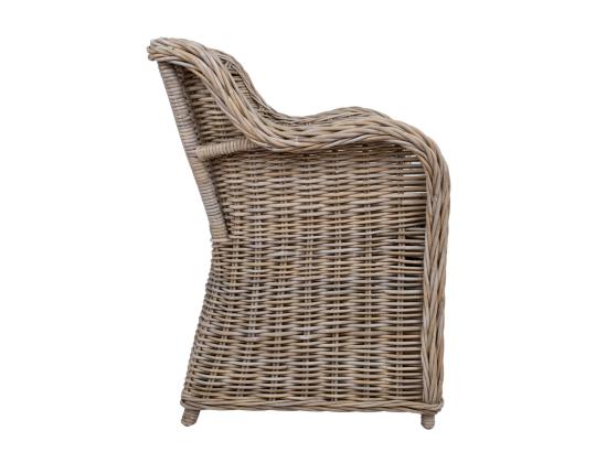 Tugitool KATALINA 62x62xH83cm, luonnollinen pyörivä