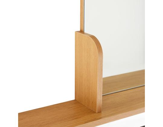 AALBORG peili hyllyllä 92x15xH93cm, tammi