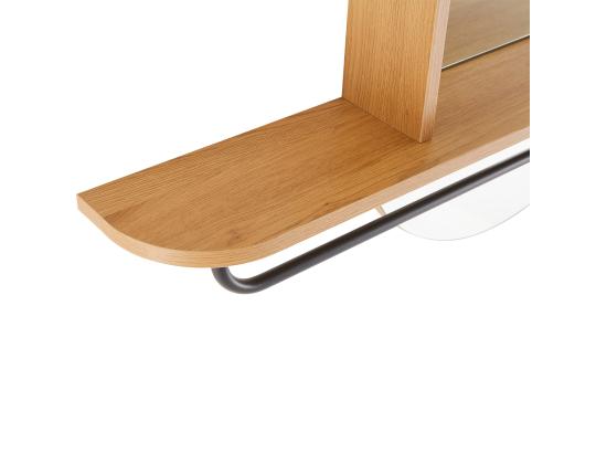 AALBORG peili hyllyllä 92x15xH93cm, tammi