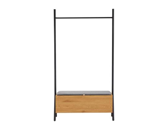 Eteinen AALBORG penkillä 97x32xH180cm, tammi