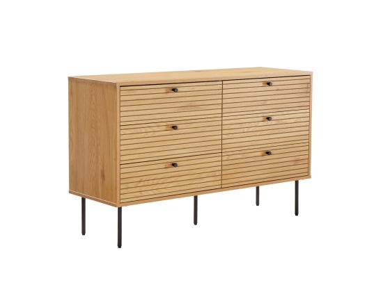 Lipasto LINE 120x40xH75cm, melamiini tammenkuorella