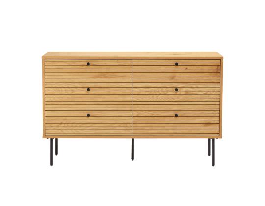 Lipasto LINE 120x40xH75cm, melamiini tammenkuorella