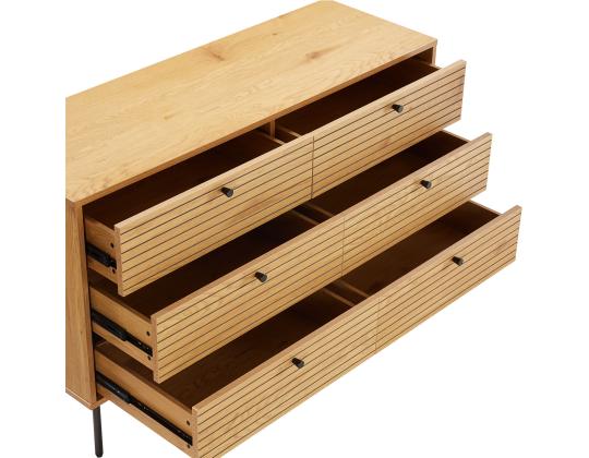 Lipasto LINE 120x40xH75cm, melamiini tammenkuorella
