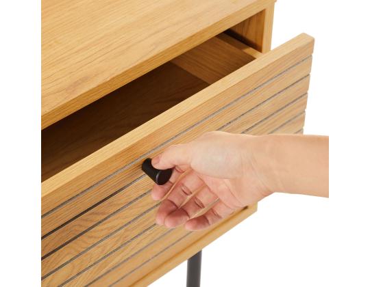 Lipasto LINE 120x40xH75cm, melamiini tammenkuorella