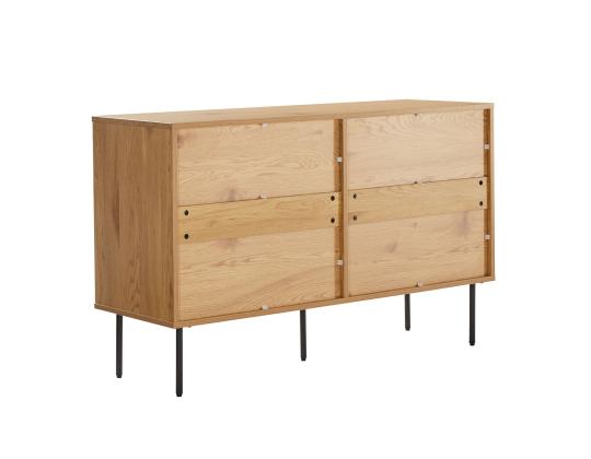 Lipasto LINE 120x40xH75cm, melamiini tammenkuorella