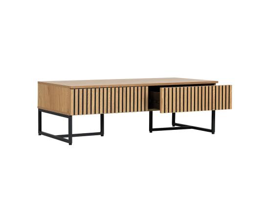 Sohvapöytä HAMPTON 120x60xH40cm, melamiini tammen kuorella