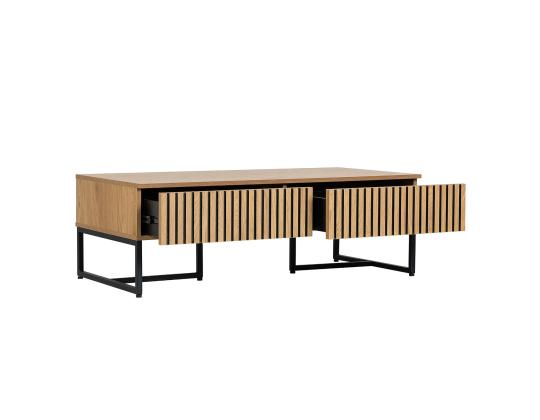 Sohvapöytä HAMPTON 120x60xH40cm, melamiini tammen kuorella