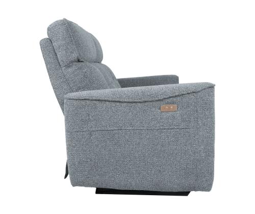 Sohva BOSCO 2-istuttava sähköinen lepotuoli 157x94xH102cm, siniharmaa