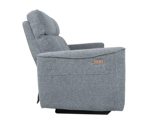 Sohva BOSCO 2,5-paikkainen sähköinen lepotuoli 198x94xH102cm, siniharmaa väri