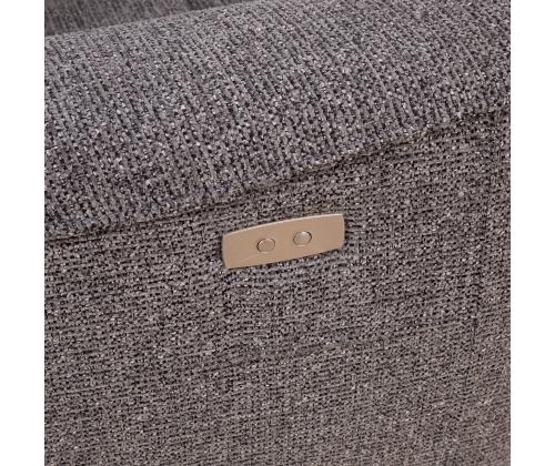 Sohva BOSCO 2,5-paikkainen sähköinen lepotuoli 198x94xH102cm, harmaa