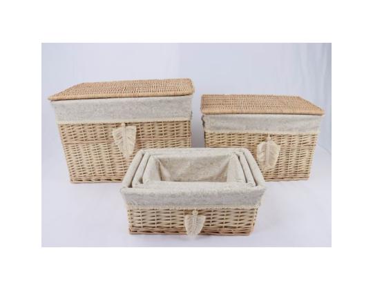 Korv WILLI TASSEL 43x30xH18cm