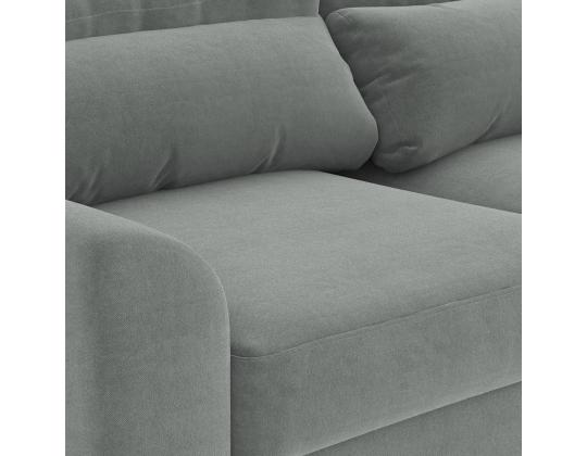 Nurgadiivanvoodi TITO 235x94/141,5xH96cm, helehall