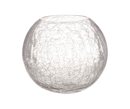 Maljakko CRACK BOWL, S24xK21cm, lasihalkeama