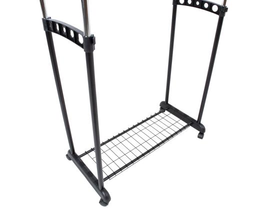 Stange FRY 83x43xH93,5-168cm, musta/kromi