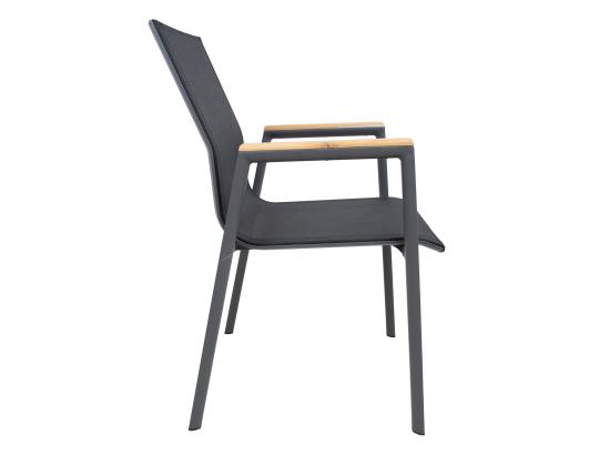 Tuoli TAMPERE musta, 56x63xH90cm, alumiini