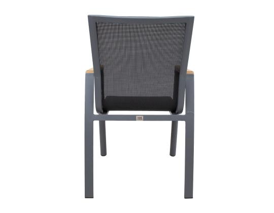 Tuoli TAMPERE musta, 56x63xH90cm, alumiini