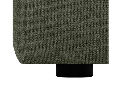 Mannermainen sänky LEENA 160x200cm, patjalla, vihreä, 176x221xH110cm