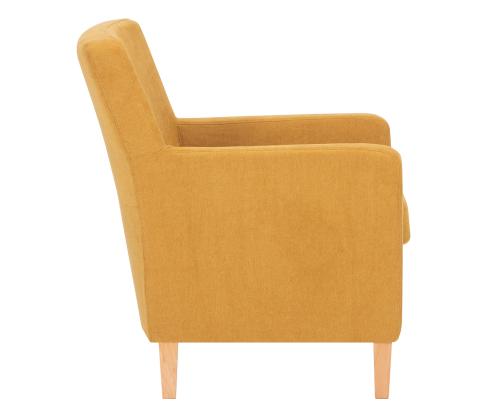 Nojatuoli LEENE keltainen, 68,5x76xH84cm