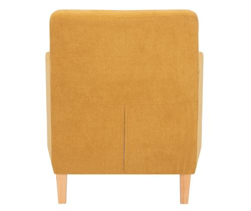 Nojatuoli LEENE keltainen, 68,5x76xH84cm