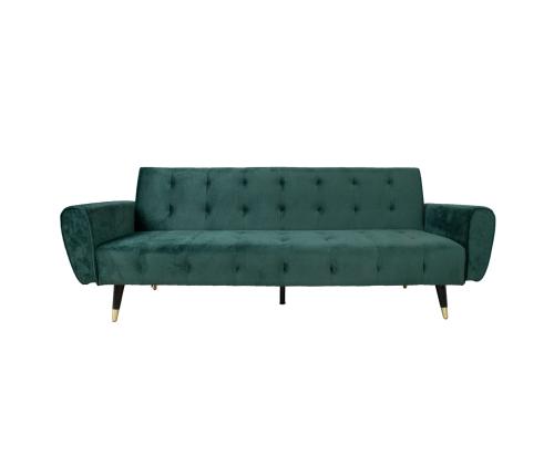 Vuodesohva FALUN 214x83xH82cm, vihreä sametti