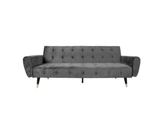 Vuodesohva FALUN 214x83xH82cm, harmaa sametti