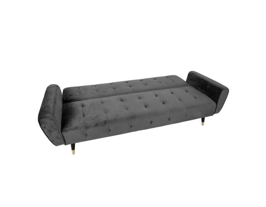 Vuodesohva FALUN 214x83xH82cm, harmaa sametti