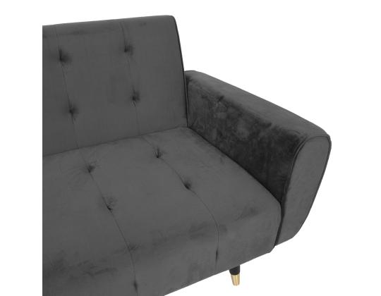 Vuodesohva FALUN 214x83xH82cm, harmaa sametti
